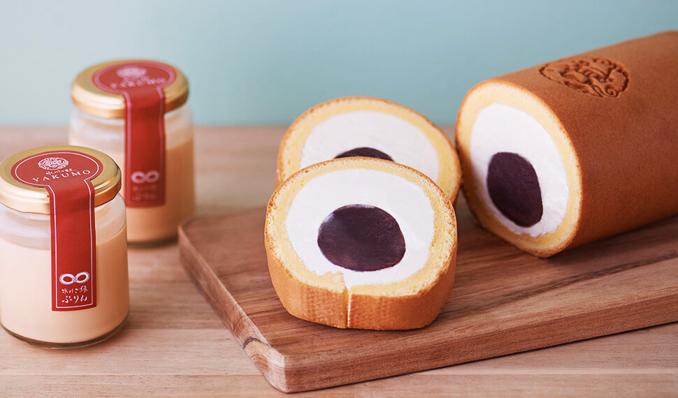 プリンとロール